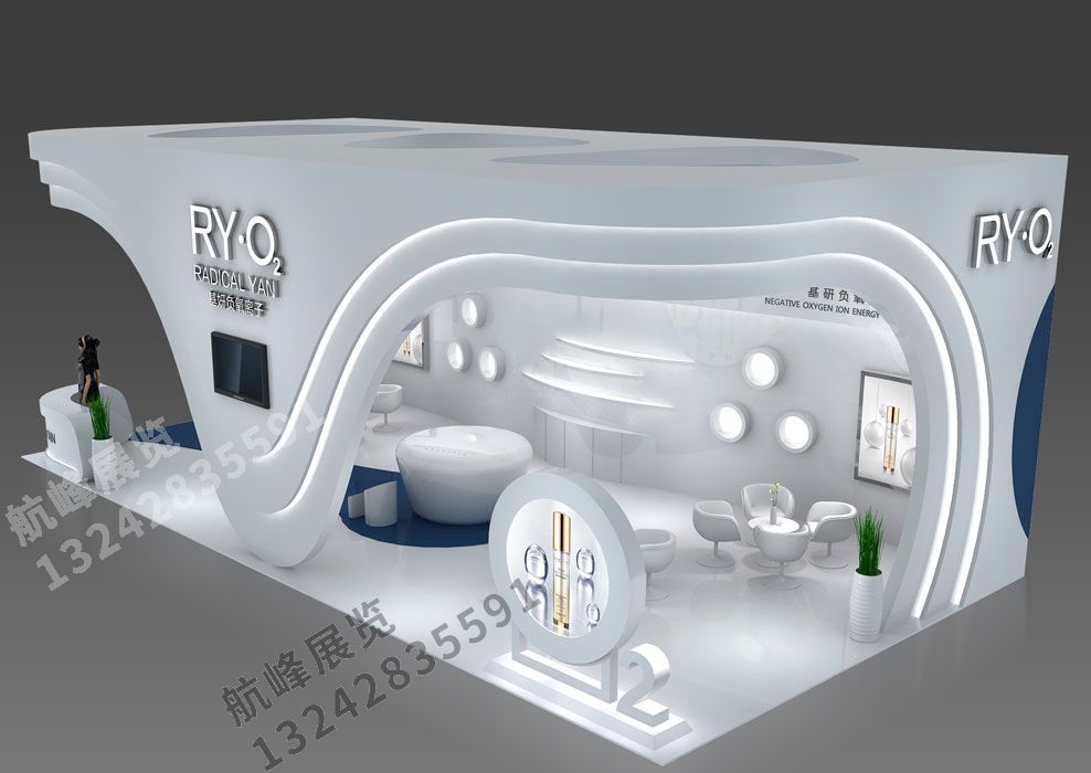 基研生物展位設(shè)計方案